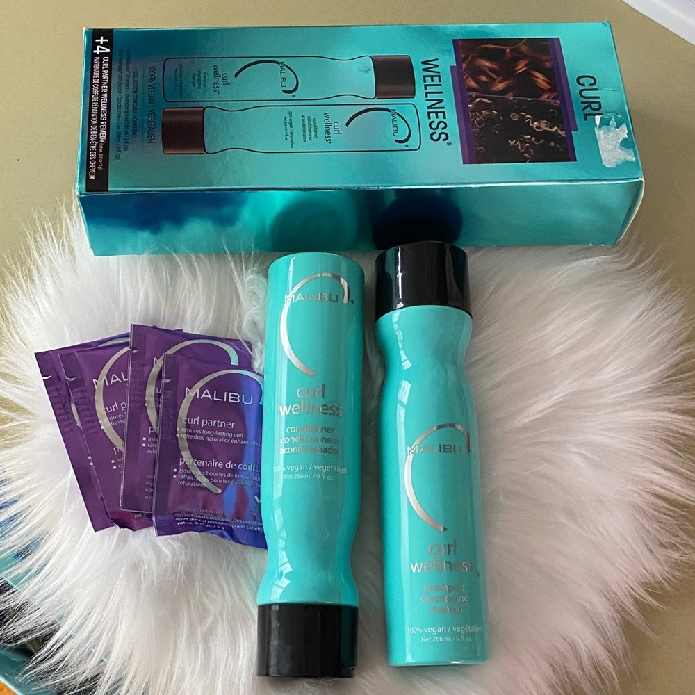 Malibu Curl Wellness Hair Care Set -new in box - Picture 7 of 7